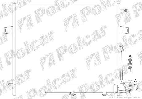 Радіатори кондиціонера Polcar 5045K8C1