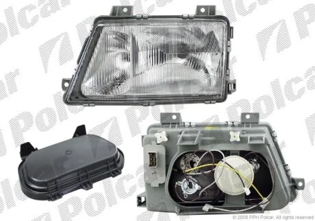 Фара основна, MERC. SPRINTER, 95- Polcar 5062093E