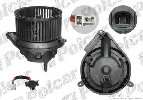 Мотор печки VW LT (96>) MB Sprinter с кондиц. Polcar 5062NU2