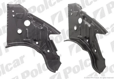 Фартук переднего крыла левый, MERCEDES Sprinter (901-905) 00-06 Polcar 5063012