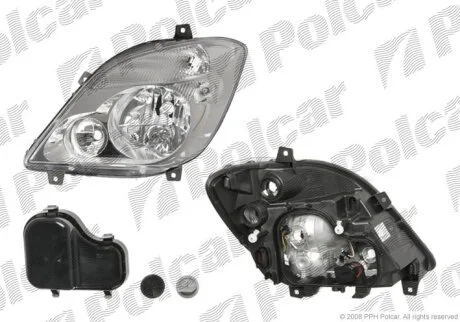 Фара основна, SPRINTER 209-524,07- Polcar 506510H