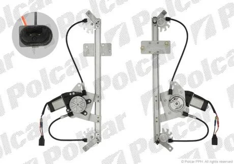 Склопідйомник електричний Polcar 5095PSE2