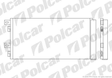Радіатори кондиціонера Polcar 5101K8C1