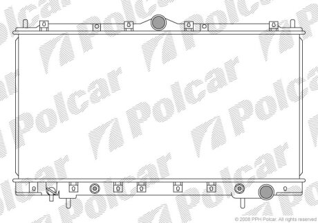 Радіатор охолодження, ECLIPSE Polcar 5209082
