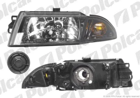 214-1157R-EM2, MR972794 ФАРА R Н4, T4 ПОД ЭЛ. КОР. Polcar 5211102E