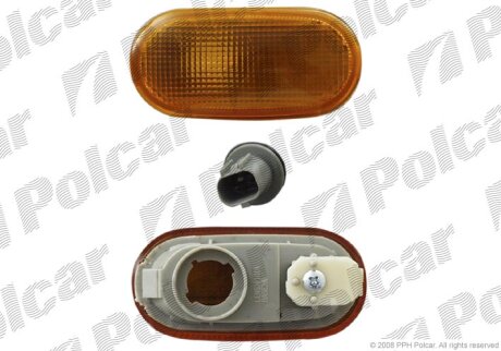 Вказівник повороту бічний MITSUB. LANCER, 92- Polcar 5217195E