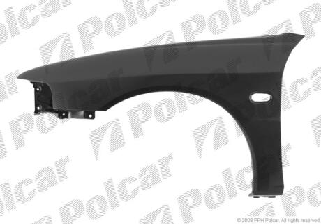 Крило переднє правий MITSUB.LANCER, 96- Polcar 523102