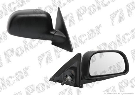 Дзеркало зовнішнє правий, MITS. LANCER SDN 96- Polcar 5231521M