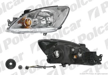 Фара основна, MITSUB. LANCER, 03- Polcar 5233103E