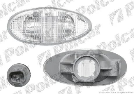 Вказівник повороту бічний, MITSUB. LANCER, 03- Polcar 5233196E