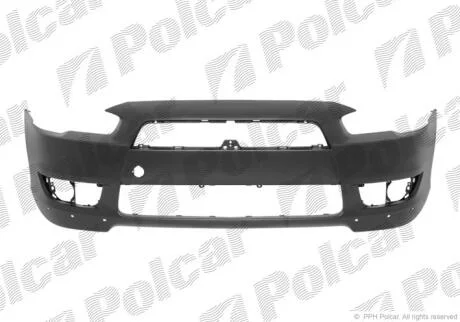 Бампер передній, LANCER, 03.07- Polcar 5234072