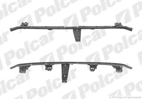 6400A832, KH3721941 УСИЛИТЕЛЬ ПЕР БАМПЕРА (планка) Polcar 5234073