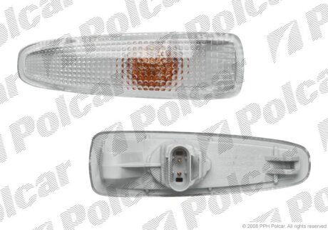 8351A001 ПОВТОР БОКОВОЙ L, R на крыло белый Polcar 5234195E