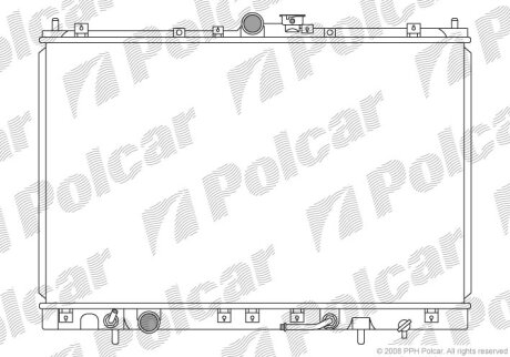 Радіатор охолодження SPACE WAGON (N9_W, N Polcar 5252081