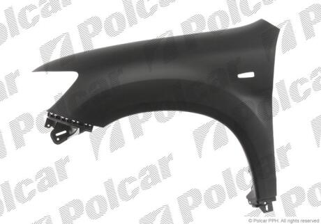 Крило переднє ліве Mitsubishi ASX, 2010- Polcar 525501