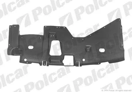 Захист бампера нижній Polcar 5260345