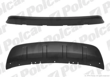 Захист бампера нижній OUTLANDER, 03.07- Polcar 5266077