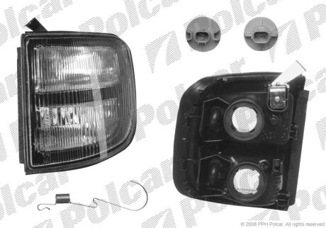 Поворот передній з розміром, MITSUB. PAJERO, 97- Polcar 527319E
