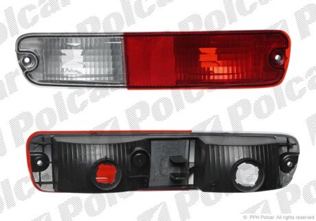 214-1317R, MN133776 ФОНАРЬ ЗАДН. БАМПЕРА R Polcar 527598E