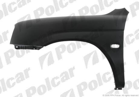 Крило переднє ліве L200 96-01 Polcar 527701