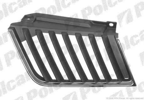 7450A187, KH6425992 РЕШЕТКА R хром Polcar 5279052