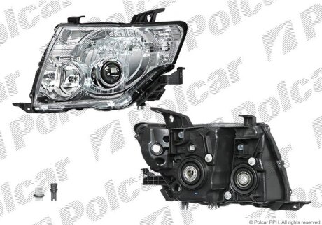 Фара основна, PAJERO, 09.06- Polcar 528709E