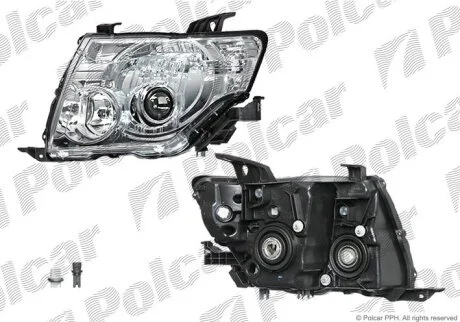 Фара основна, PAJERO, 09.06- Polcar 528710E
