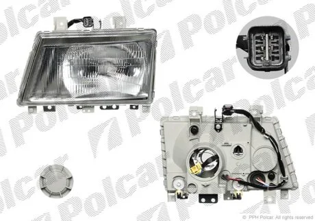 Фара основна, CANTER 05- Polcar 529610E