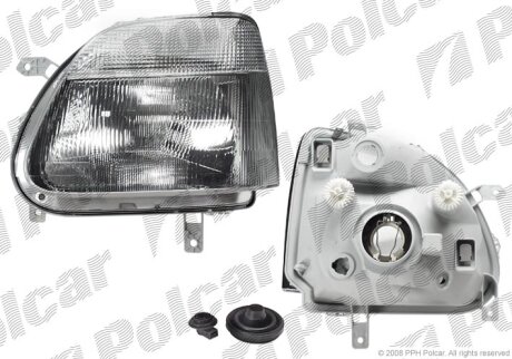 Фара основна, WAGON R+, 05.00- Polcar 550309E