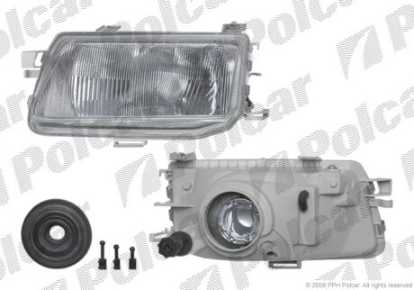 Фара основна, OPEL ASTRA F, 92- Polcar 5507103E