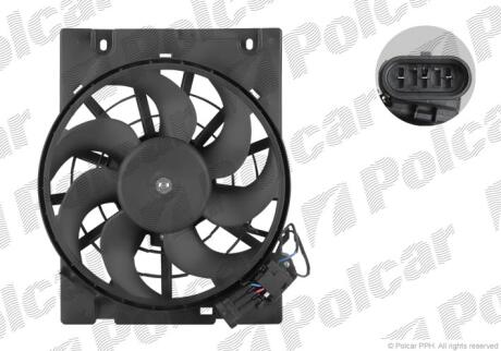 Вентилятори з корпусом / кронштейном Polcar 550823W1