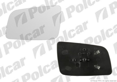 Вставка зовнішнього дзеркала лівий, OPEL ASTRA II 3.98- Polcar 5508545M