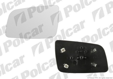 Вставка зовнішнього дзеркала лівий, OPEL ASTRA II 3.98- Polcar 5508546M