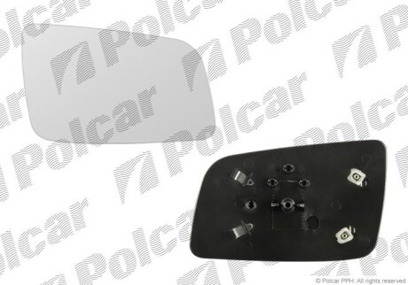 Вставка зовнішнього дзеркала правий, OPEL ASTRA II 3.98- Polcar 5508556M