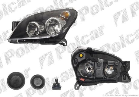 Фара основна, OPEL ASTRA H, 04- Polcar 550909E