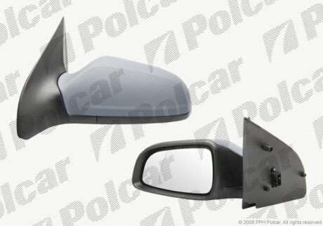 Дзеркало зовнішнє правий, OPEL ASTRA, 04- 5D Polcar 5509525M
