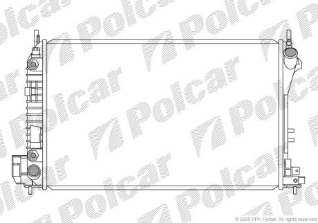 VECTRA C 02-- 2.0, 2.2, 3.2 с конд (кроме 1.6, 1.8) Polcar 5518083
