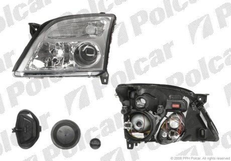 Фара основна VECTRA C 02- Polcar 5518100E