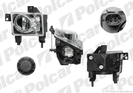Фара передня, VECTRA C, 06-08 Polcar 5519292E