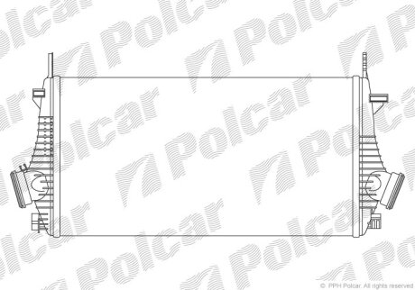 Радіатор повітря (інтеркулери), INSIGNIA Polcar 5520J81