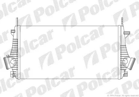 Радіатор повітря (інтеркулери), INSIGNIA Polcar 5520J81