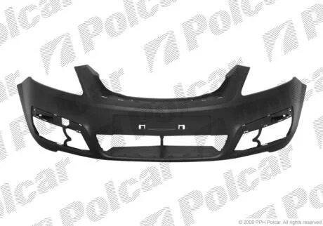 ZAFIRA 2005- БАМПЕР ПЕРЕДНИЙ ГРУНТОВАННЫЙ Polcar 556107