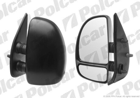 Дзеркало зовнішнє правий, BOXER/JUMP/DUCATO99- Polcar 5702522M