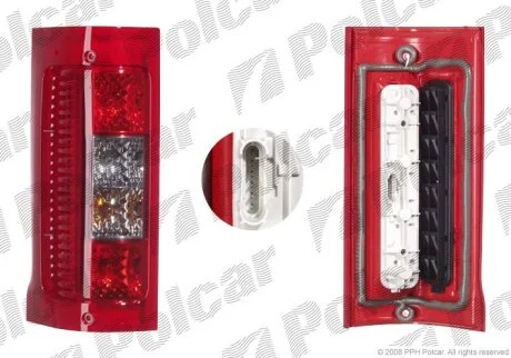 Ліхтар задній, PEUGEOT BOXER, 02- Polcar 570488S