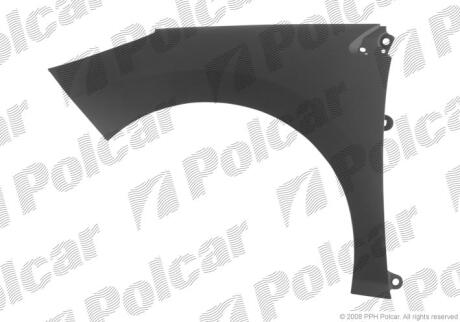 Крило переднє ліве Peugeot 308, 2007-2011 571201-J Polcar 571201J