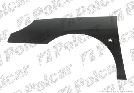 Крило переднє ліве Peugeot 407, 2004- 574801-J Polcar 574801J