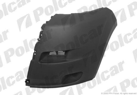 Клик бампера передній лівий Boxer/Ducato/Jumper 06-14 (темно-сірий) Polcar 577017J