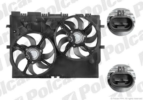 Вентилятор з корпусом / кронштейном, DUCATO Polcar 577023W2X