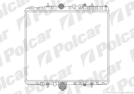 Радіатор охолодження, C8 (EA_, EB_), 06.02 Polcar 5787081