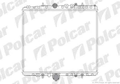 Радіатор охолодження, C8 (EA_, EB_), 06.02 Polcar 5787081